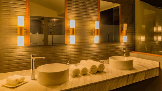 Pool Villa - Bathroom - Fiyavalhu Resort Maldives